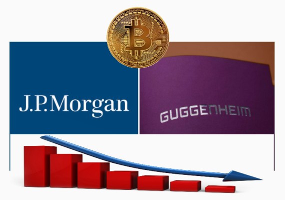 เจ้าหน้าที่ฝ่ายกลยุทธ์ของ JPMorgan และหุ้นส่วนของ Guggenheim เตือนว่าการเคลื่อนไหวของ Bitcoin อาจกำลังเป็นขาลงในระยะสั้น