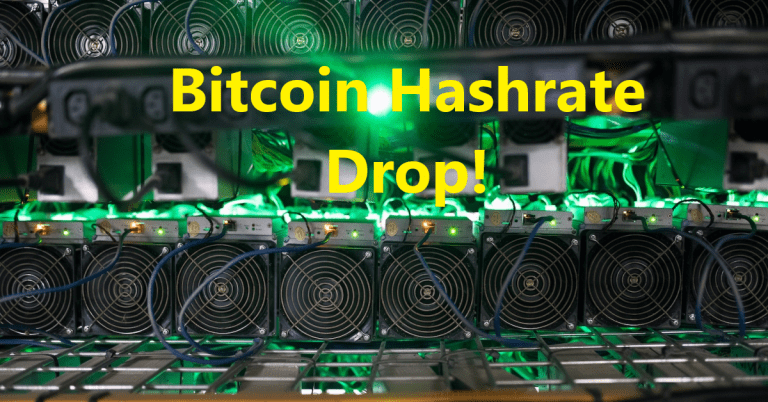 Bitcoin Hashrate ลดลงต่ำสุดในรอบ 180 วัน