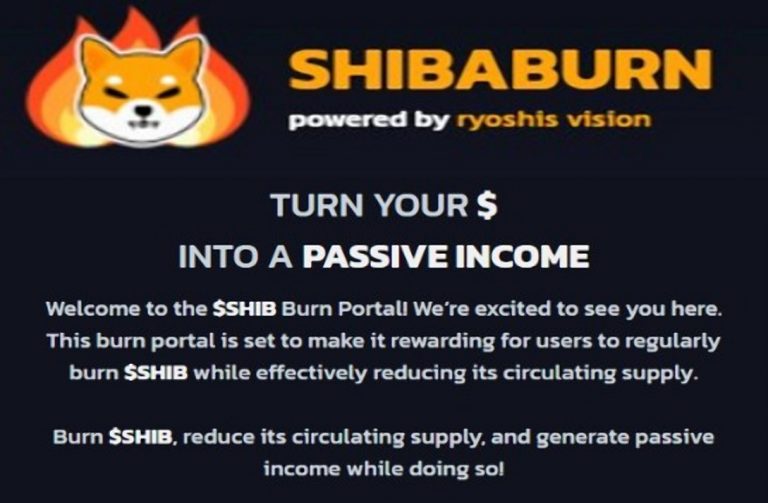 Burn Portal ใหม่ของ Shiba Inu ให้รางวัลกับผู้ที่เข้าร่วมการเผา SHIB แบบพาสซีฟ