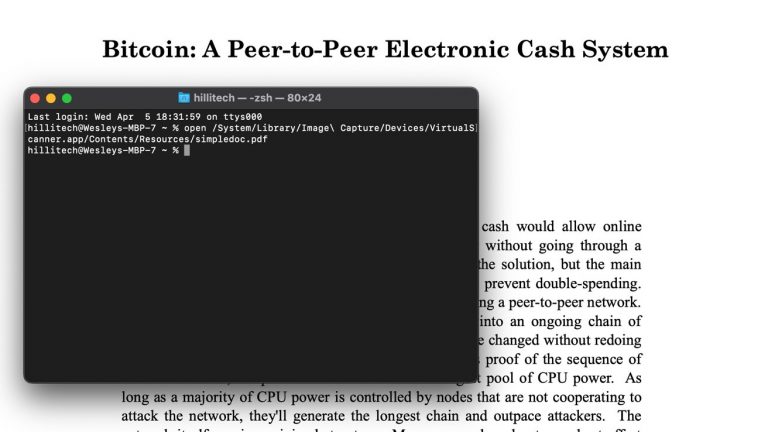 ทำไม Bitcoin Whitepaper ถึงซ่อนอยู่ใน macOS ?