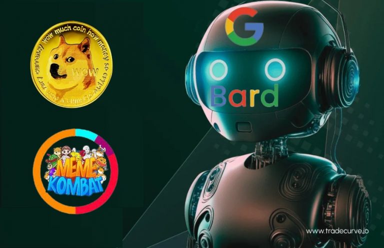 Google Bard คาดการณ์ราคา Dogecoin หลัง Bitcoin Halving และ GameFi Project Meme Kombat