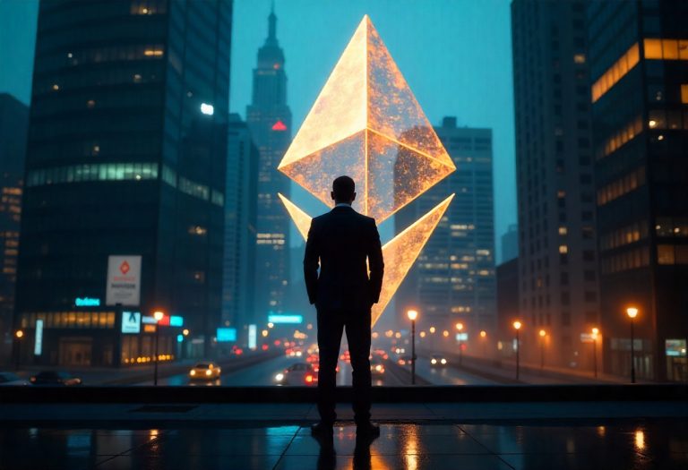 สถาบันปริศนาทุ่มซื้อ ETH เกือบ $1,000 ล้านในสัปดาห์เดียว ดัน Ethereum M.cap แซง Mastercard